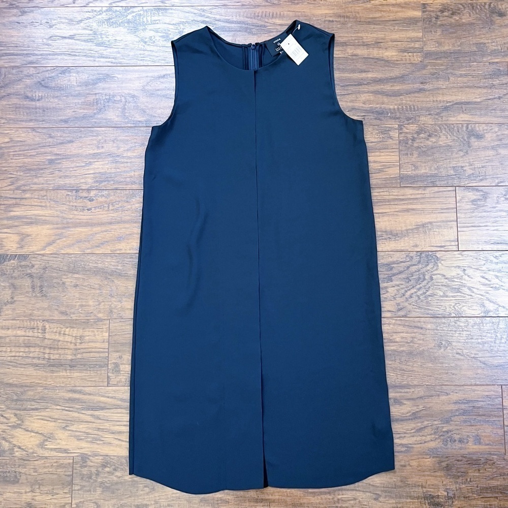 Vince xo Barney’s • shift dress tank sleeveless Coastal / Black minimalist